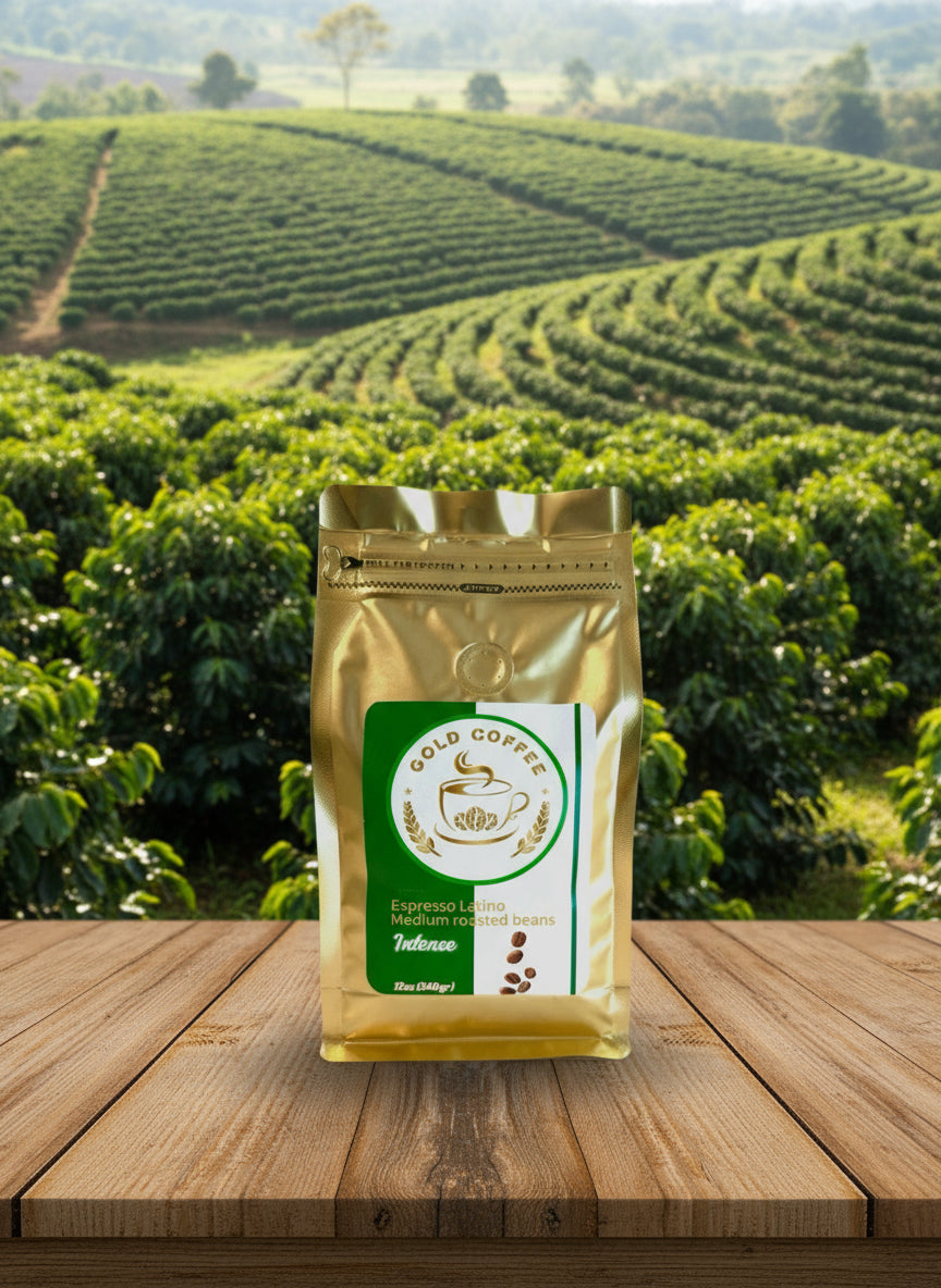 Espresso Latino medium roast whole beans