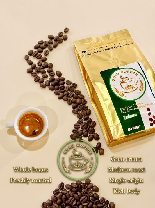 Espresso Latino medium roast whole beans
