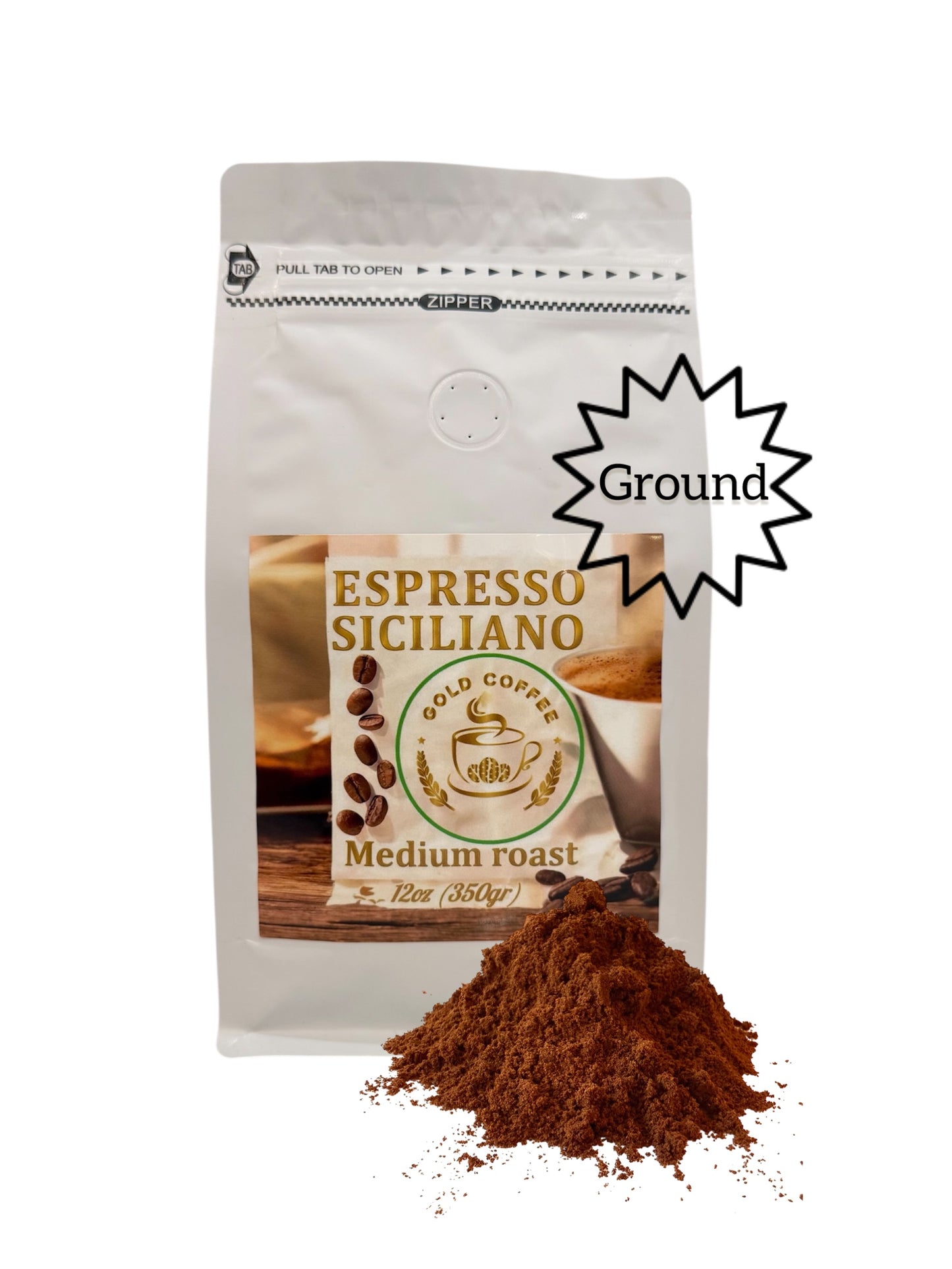 Espresso Siciliano medium roast ground beans