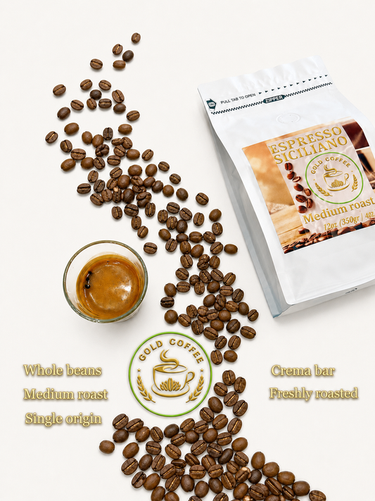 Espresso Siciliano medium roast whole beans