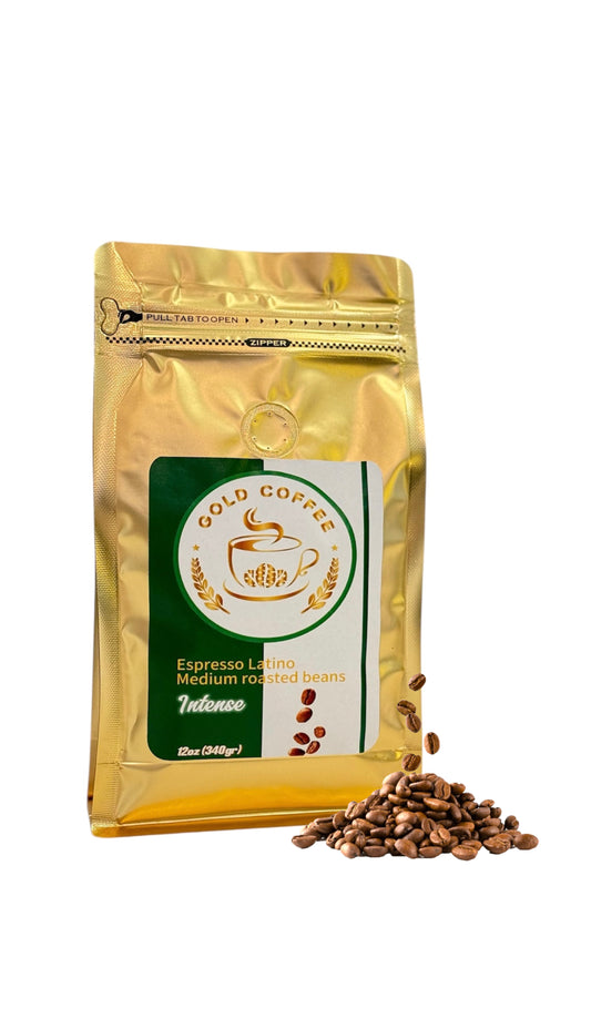 Gold coffee medium roast  beans