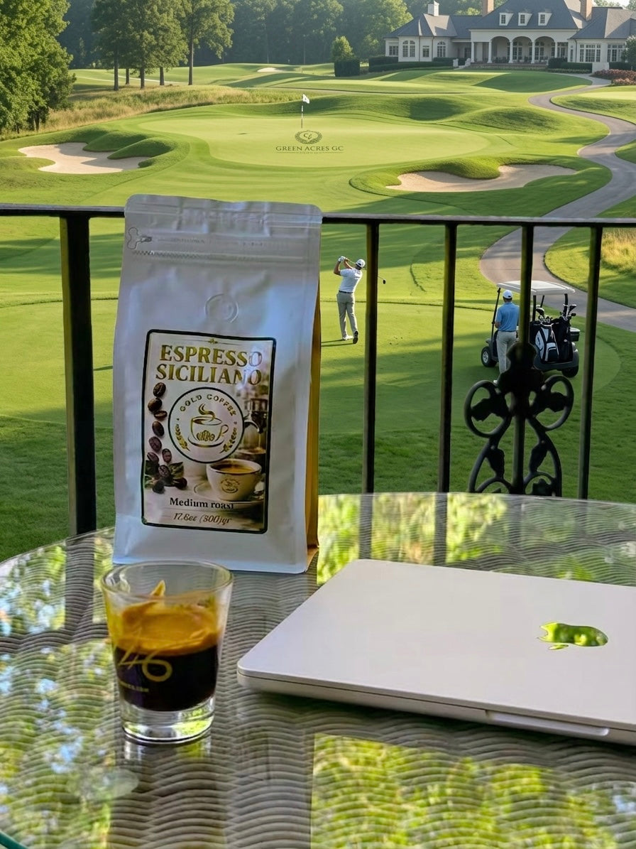 GOLD COFFEE Espresso Siciliano 500gr medium roast whole beans