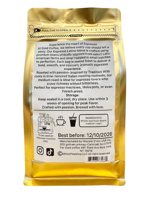 Gold coffee medium roast  beans