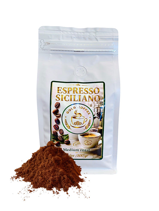 Espresso Siciliano medium roast 500gr ground beans